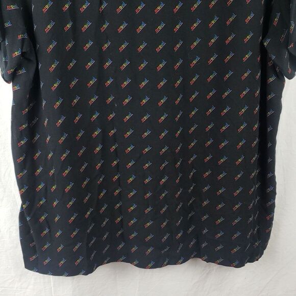 H&M Men's Medium Proud Button Down Gay Pride Shirt - Picture 10 of 12
